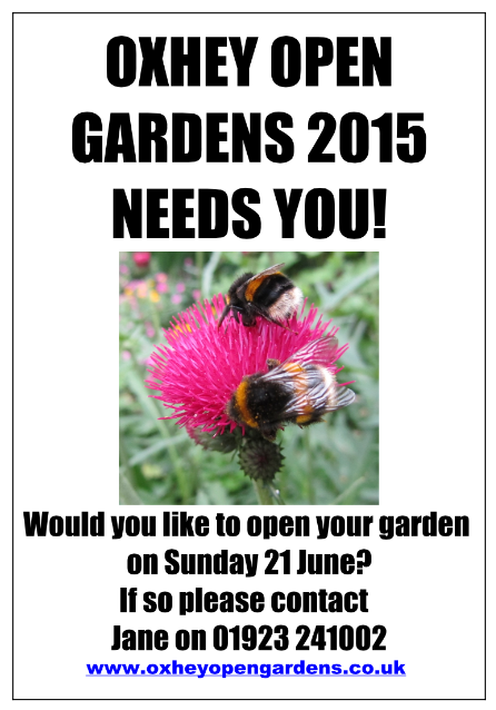 Oxhey Open Gardens 2015