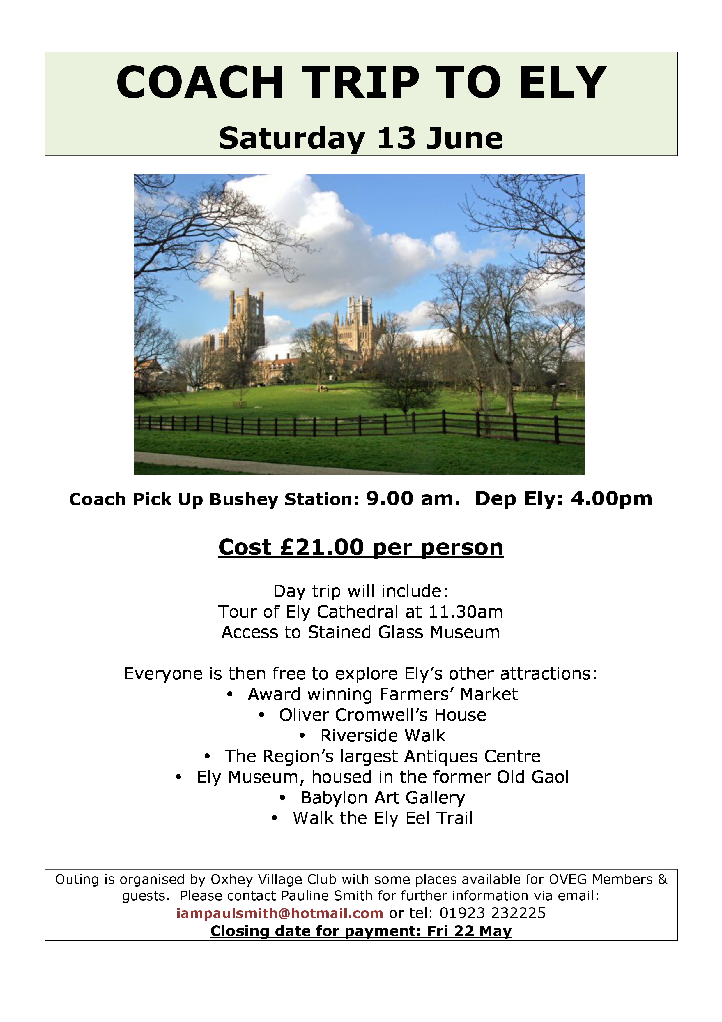 COACH TRIP TO ELY