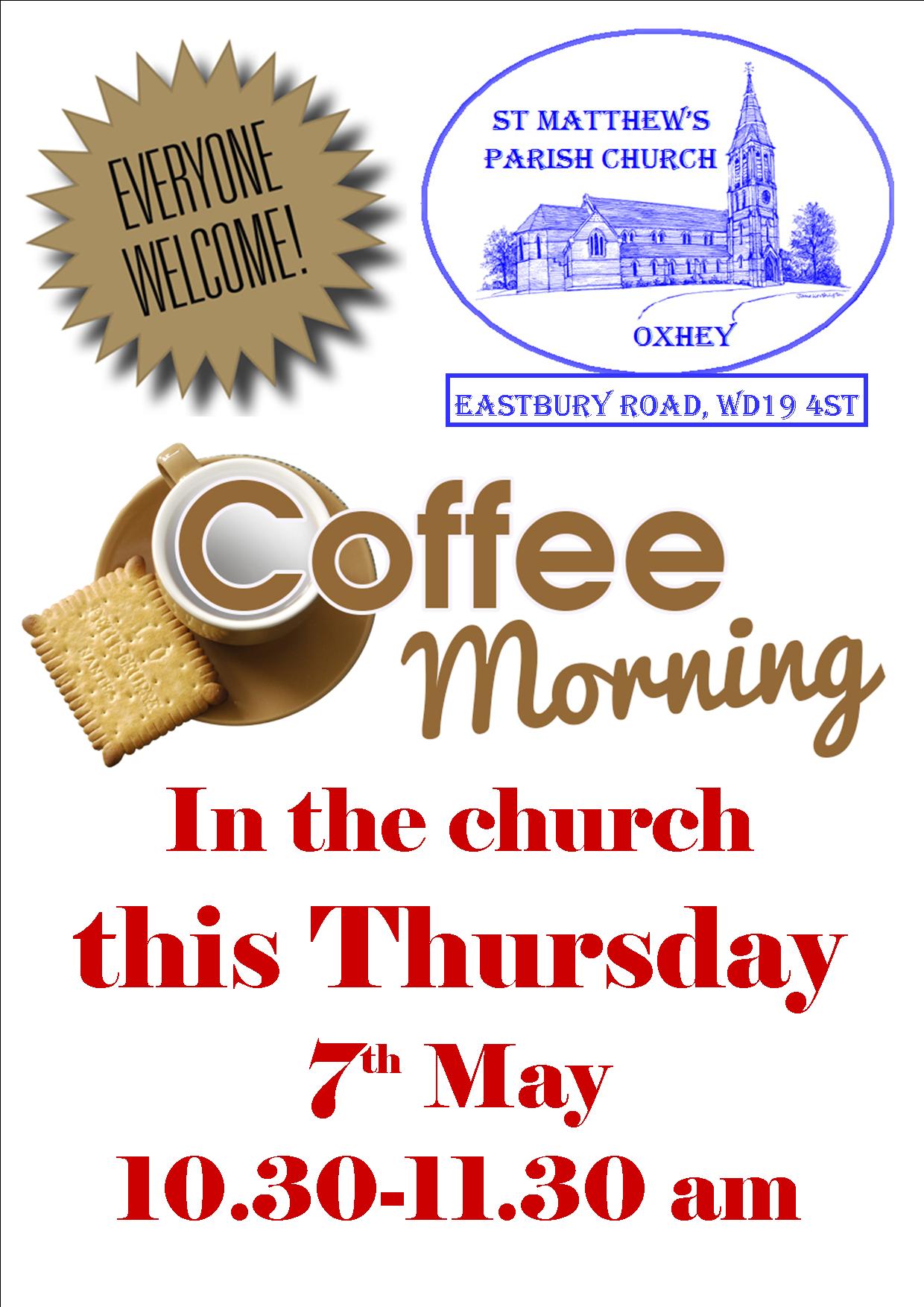 Coffee morning poster
