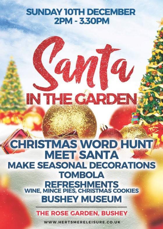 Santa in the Garden