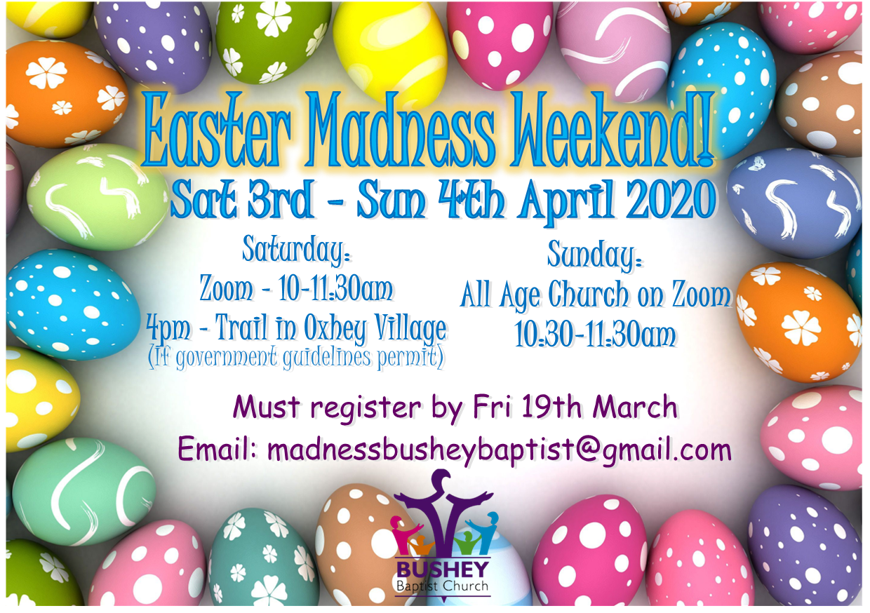 Easter Madness Save the Date Flier