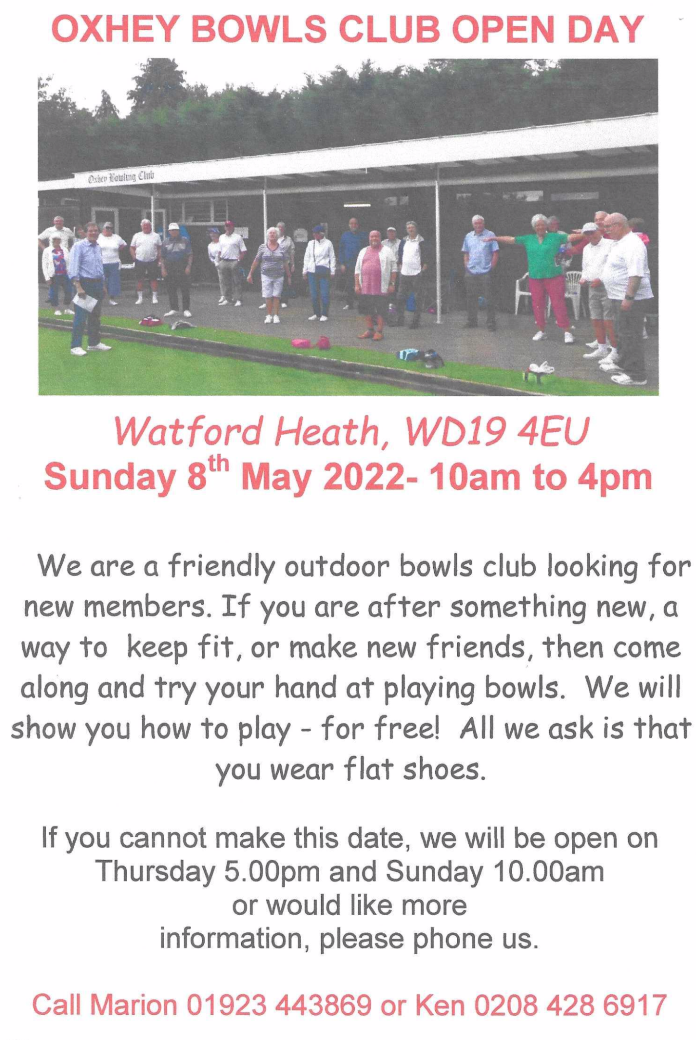 bowls open day