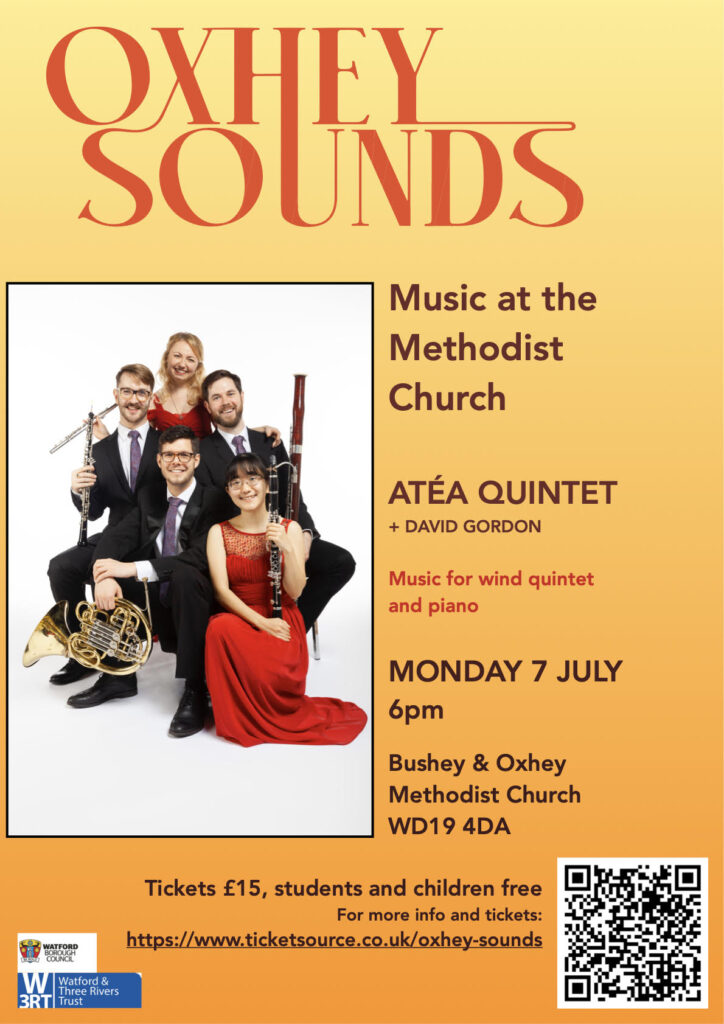 Oxhey Sounds July 2025 Atea Quintet